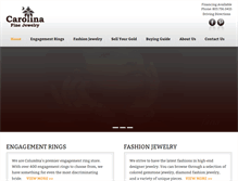 Tablet Screenshot of carolinafinejewelry.com